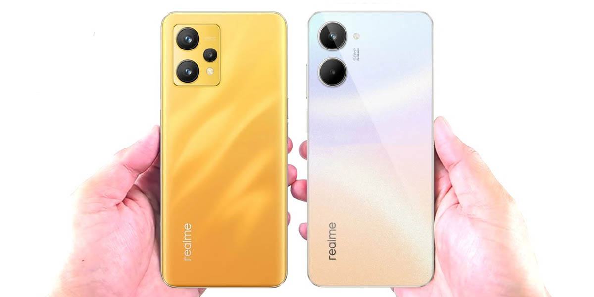 realme 9 4g versus realme 10 4g diseño pantallas