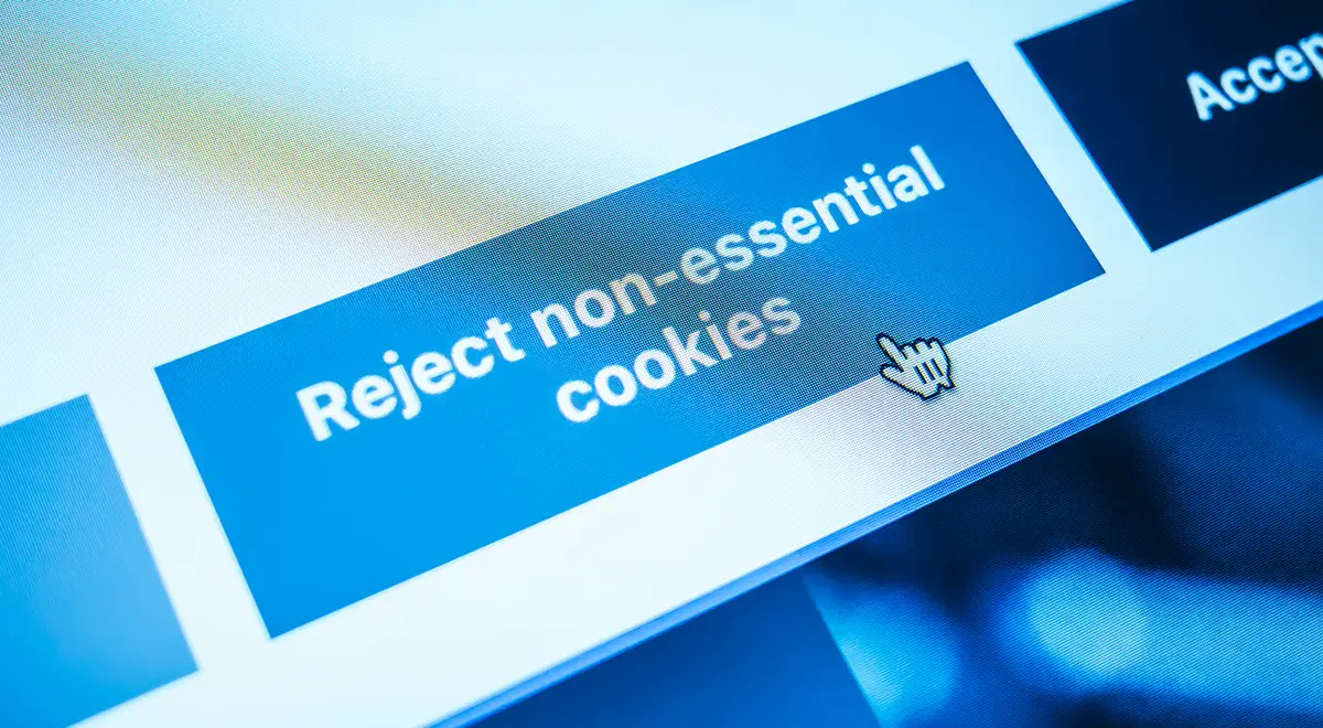 rechazar las cookies no esenciales