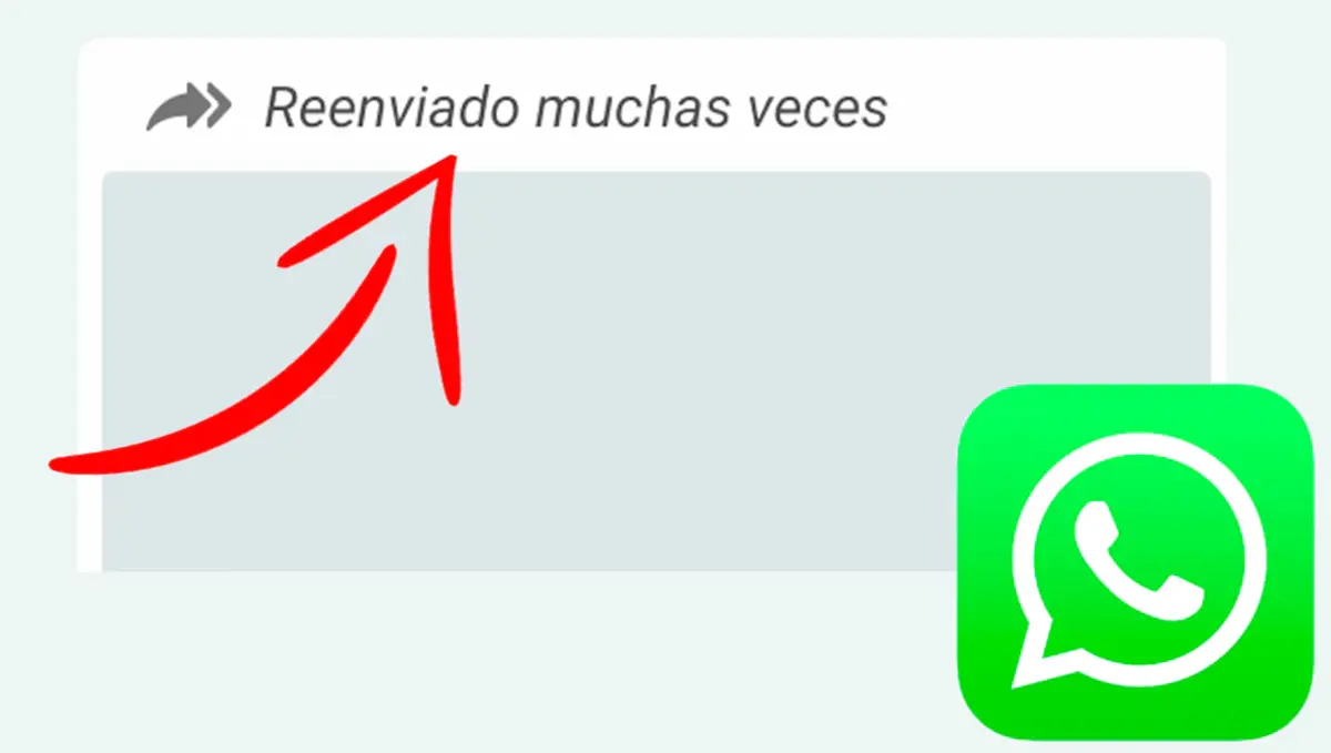 reenviado muchas veces en whatsapp