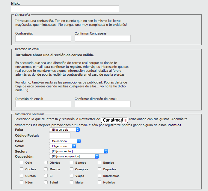 registrarse htc mania