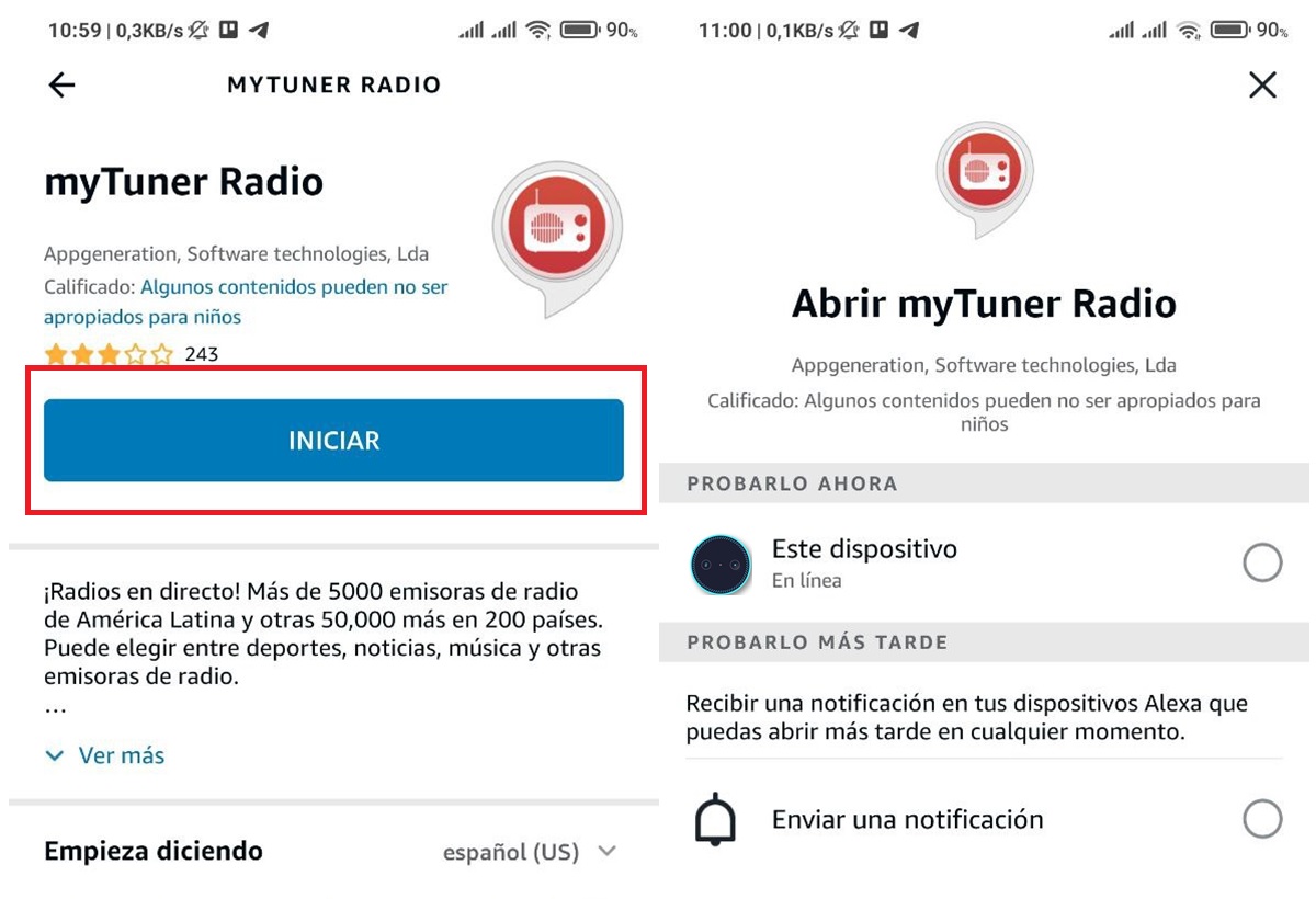 reproducir radio en amazon echo