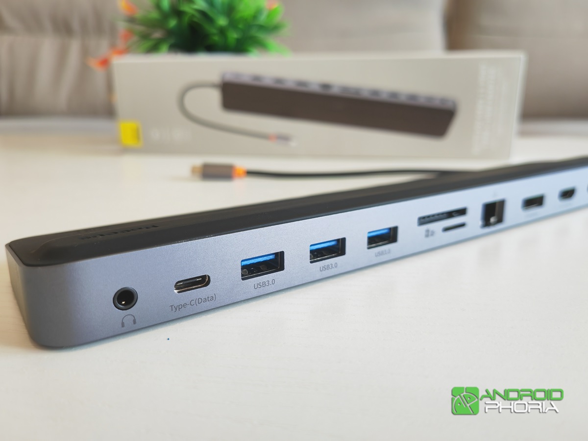 review Baseus dockstation 12 en 1 para portatiles