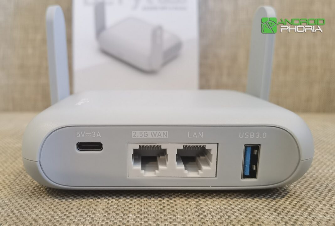 router GL-iNet Beryl AX puertos