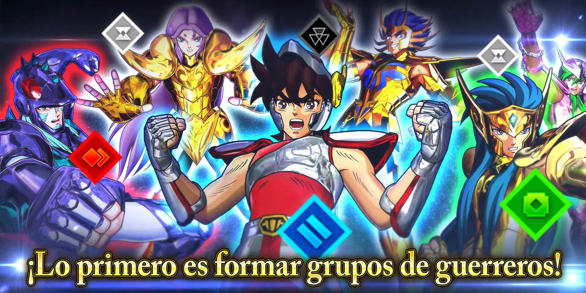 saint seiya shining soldiers cómo crear grupos balanceados