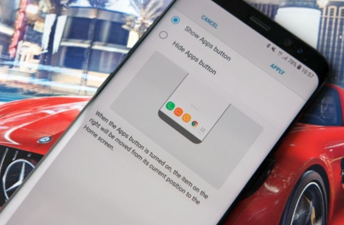 samsung galaxy s8 elimina cajon de apps