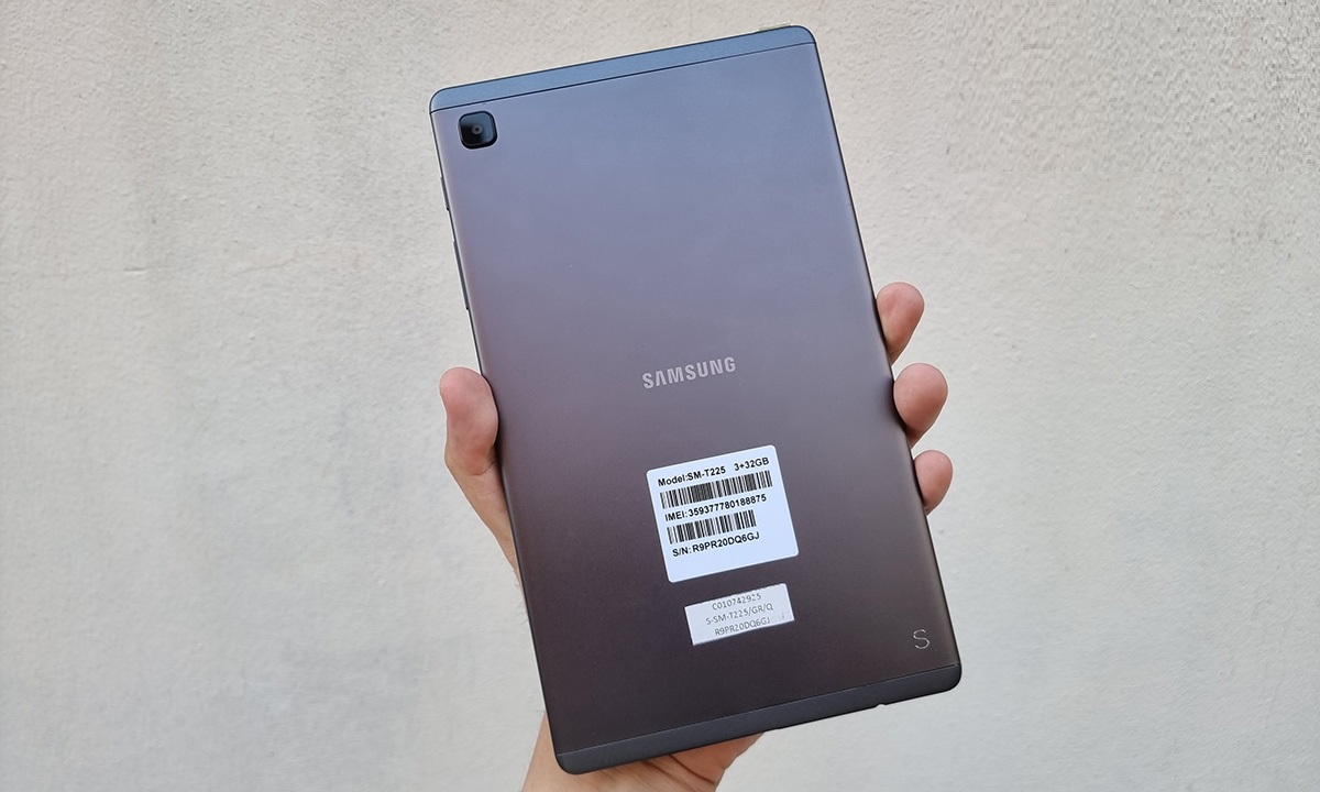 samsung galaxy tab a7 lite parte trasera