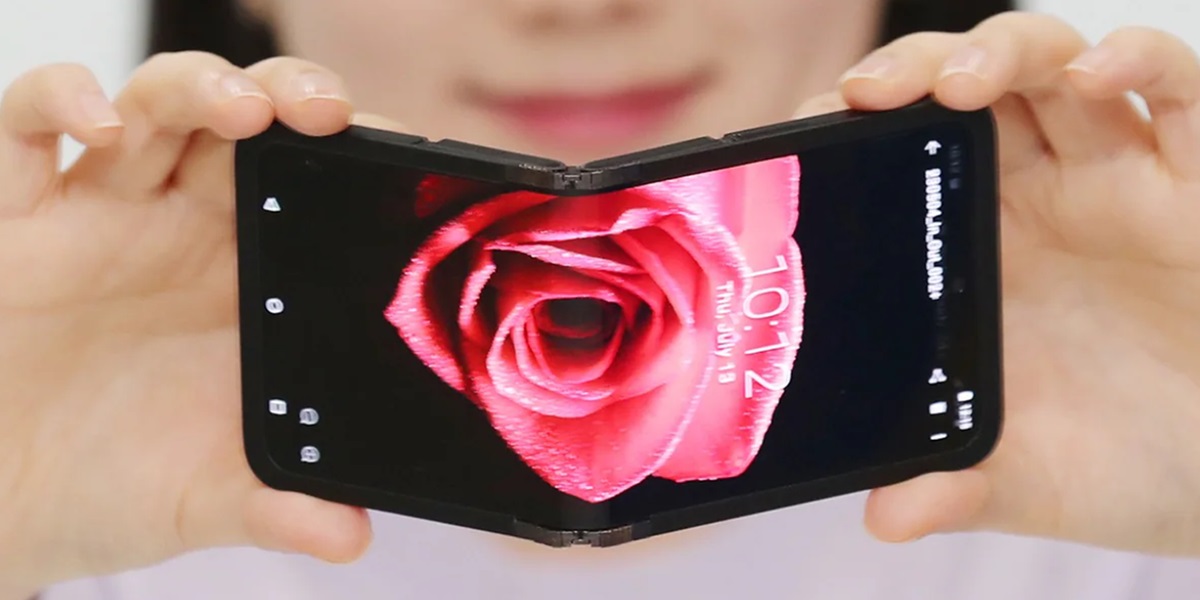 samsung pantalla plegable en dos sentidos