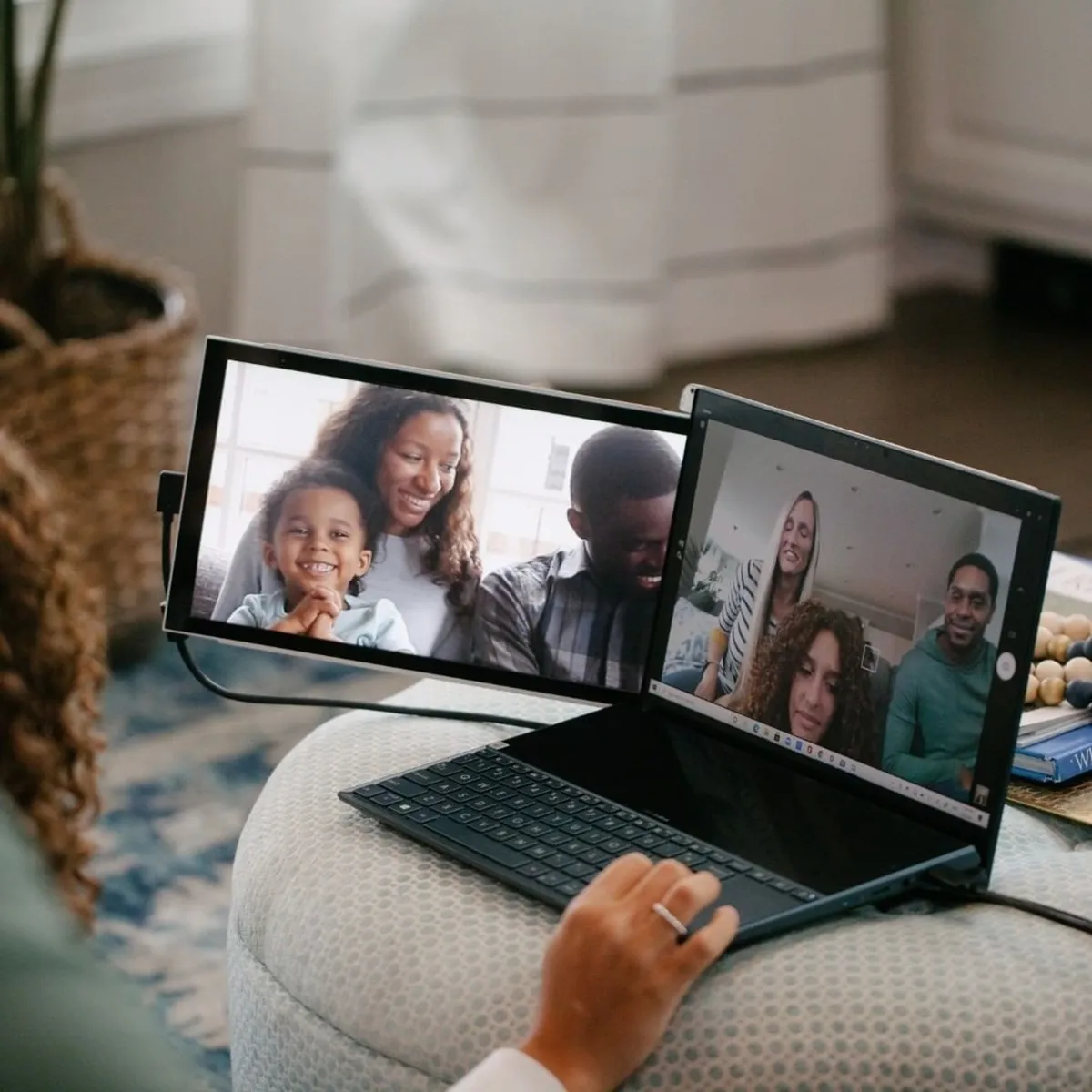 segunda pantalla con monitor portatil