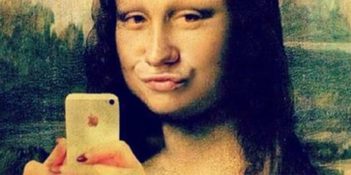 selfies mona lisa