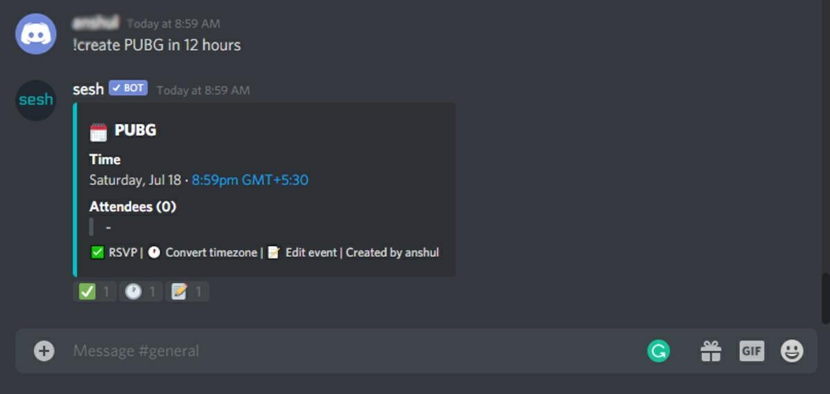 sesh bot discord