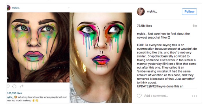 snapchat copia filtros