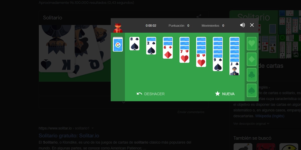 solitario google