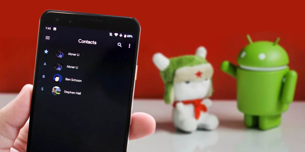 solución perder contactos de google xiaomi