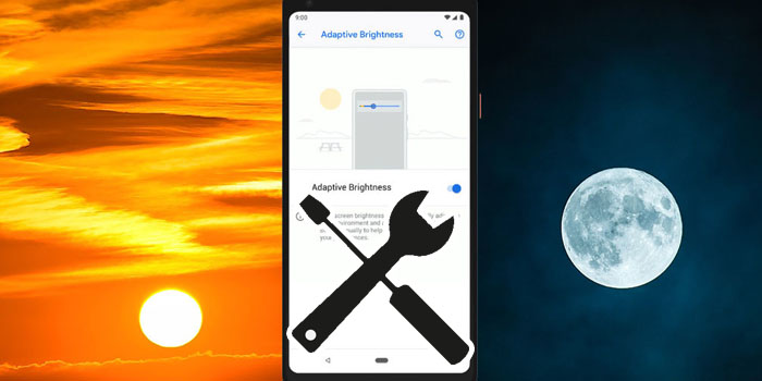 solucionar problema brillo adaptativo android pie