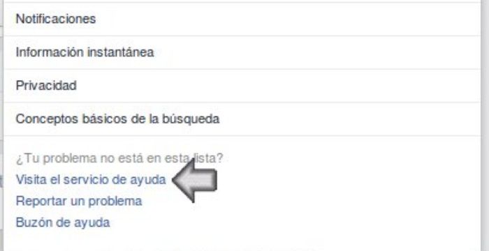 soporte de facebook