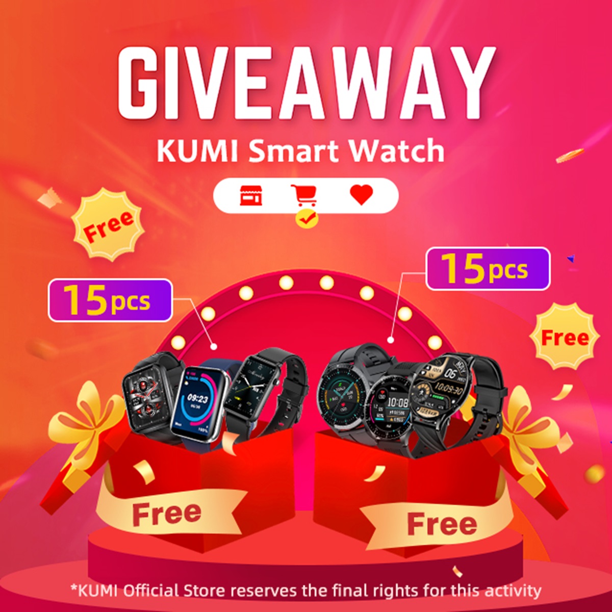 sorteo KUMI AliExpress 11 del 11 2023