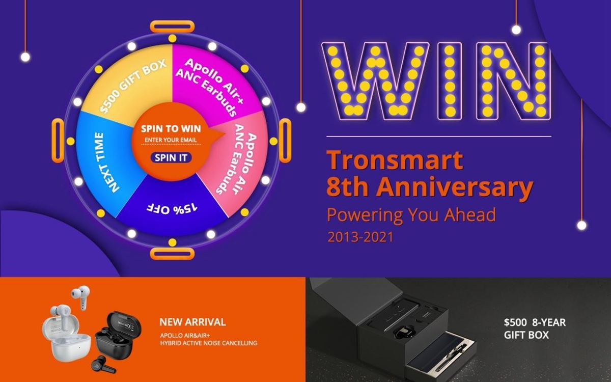 sorteo octavo aniversario tronsmart