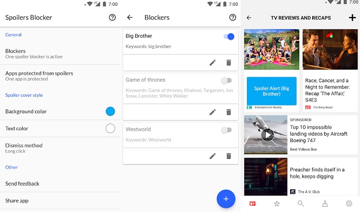 spoilers blocker