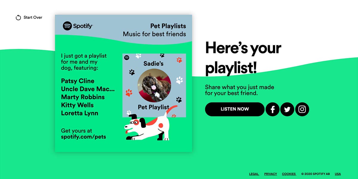 spotify para mascotas