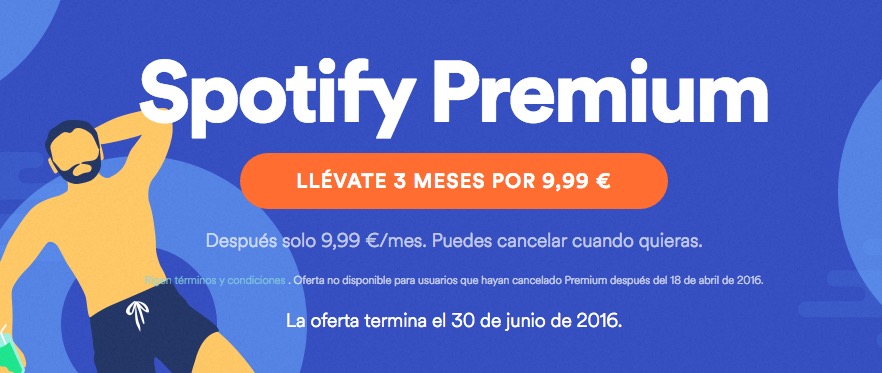 spotify premium oferta verano