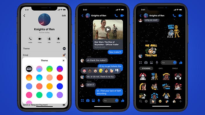 star wars facebook messenger