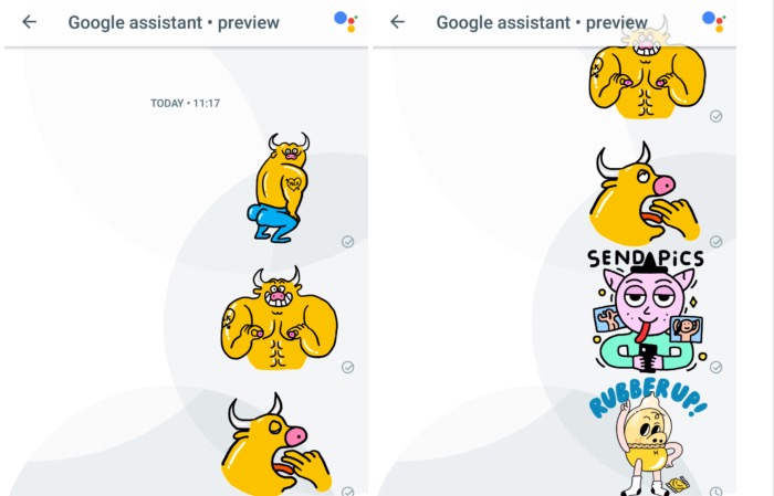 stickers google allo