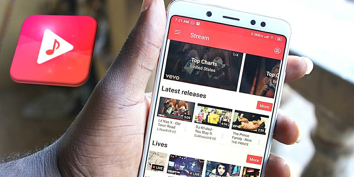 stream app genial para escuchar musica youtube