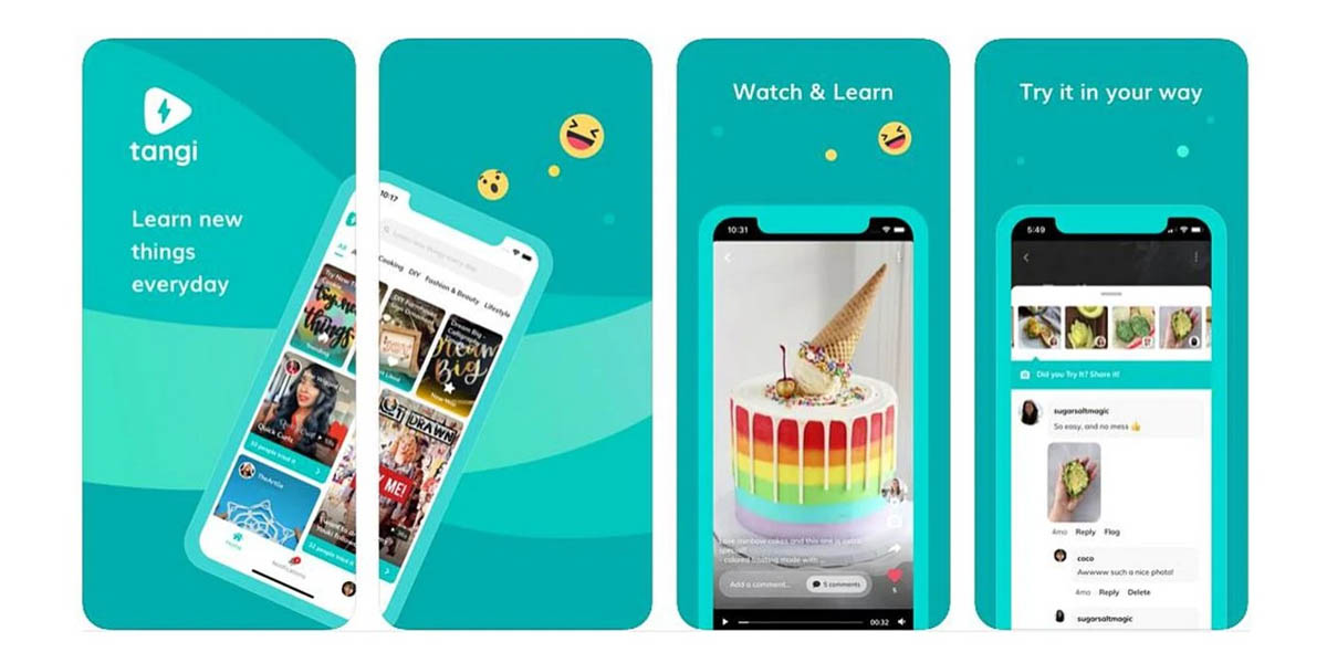 tangi una red social que copia a pinterest para mostrar tus creaciones, pero en videos