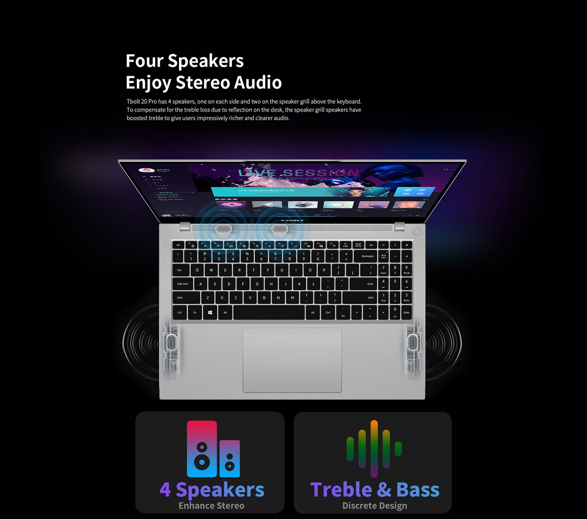 Teclast Tbolt 20 Pro altavoces