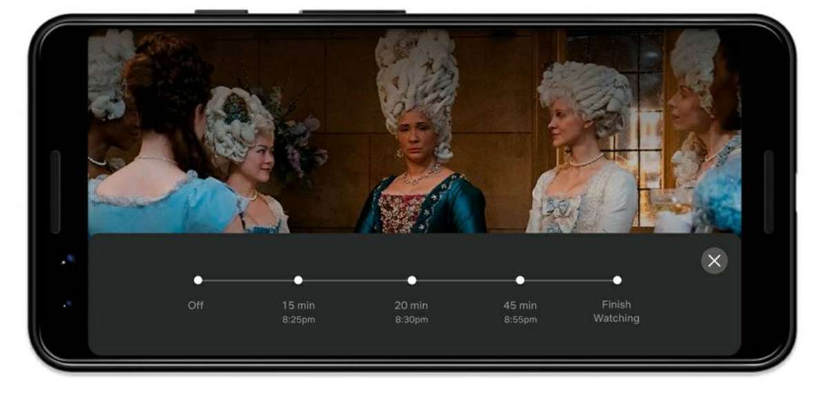 temporizador netflix ajustes