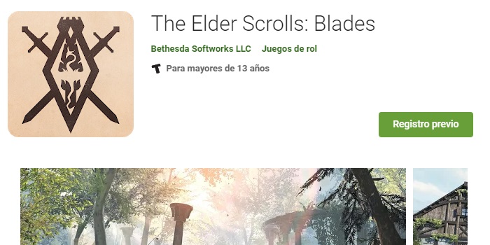 the elder scrrolls blades registro previo