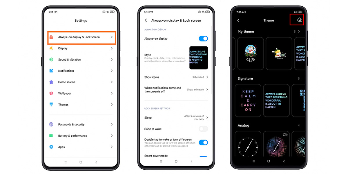 tutorial cambiar always on display xiaomi miui