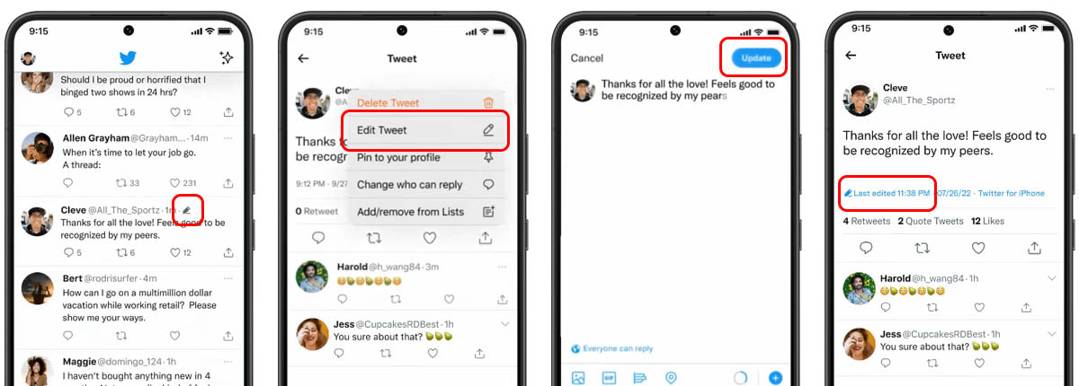 tutorial paso a paso como modificar tweet publicado desde android ios