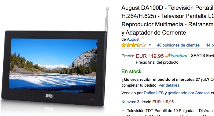 tv portatil