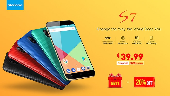 Ulefone S7 oferta lanzamiento