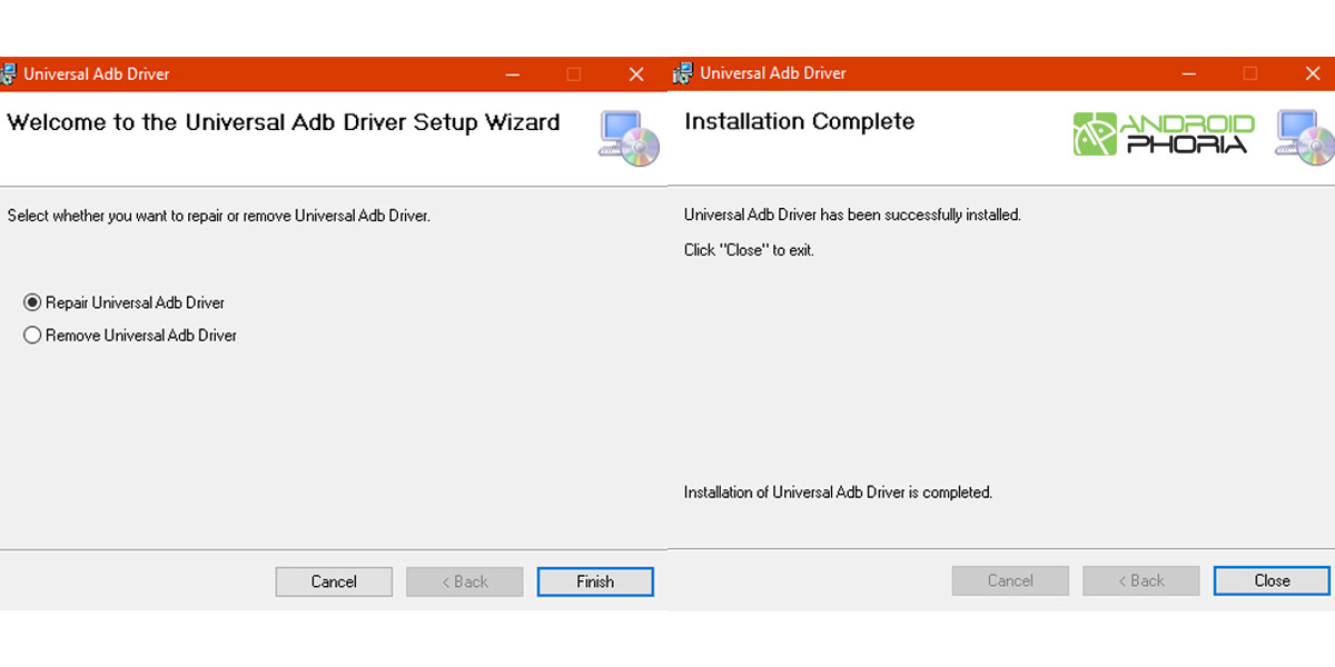 universal adb driver proceso instalar adb