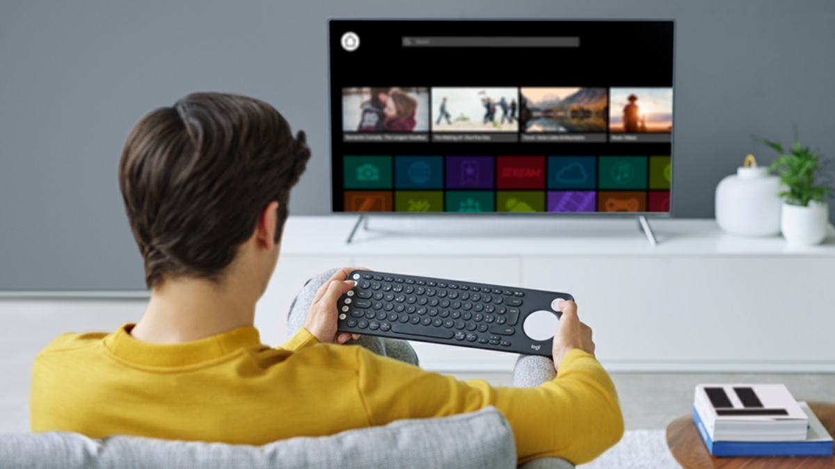 usando teclado logitech k600 con Android TV