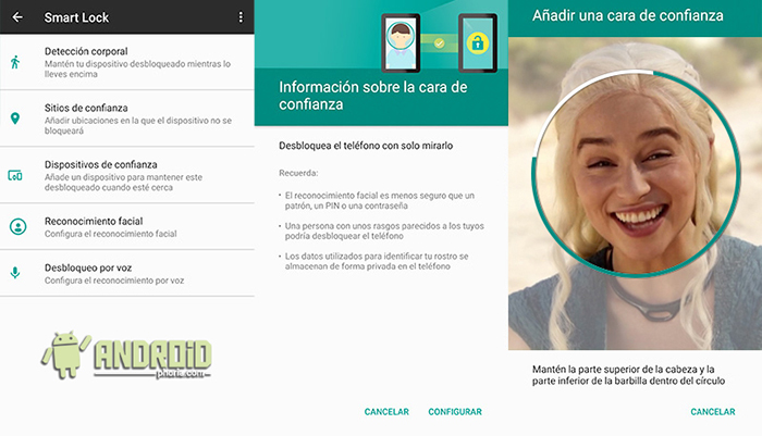 Usar reconocimiento facial en Android