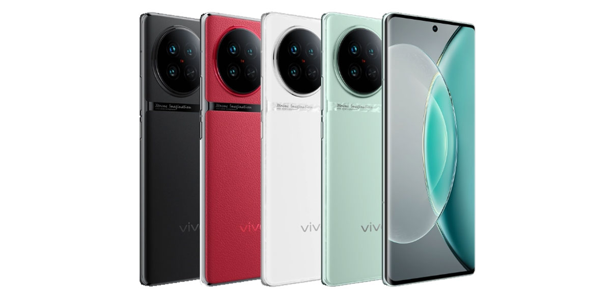 Vivo X90s en cuatro colores