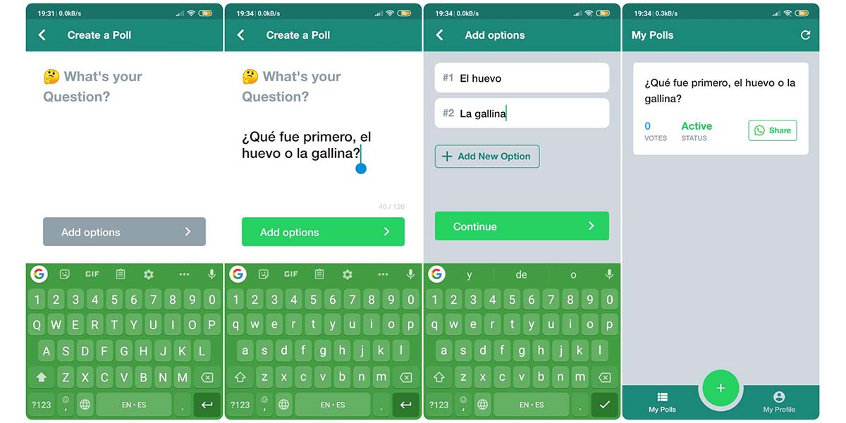 voliz aplicacion encuestas en whatsapp tutorial