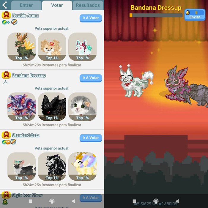 votar pixel petz