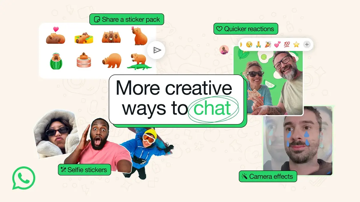 Whatsapp Adds Shared Sticker Packs, Photos With Filters And Quick Reactions To Messages