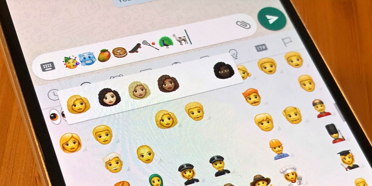 whatsapp borra emoji recientes