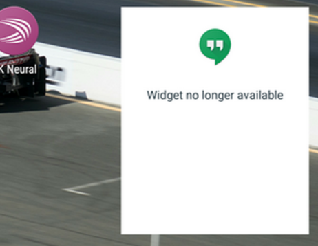 widget no funciona hangouts 5.0