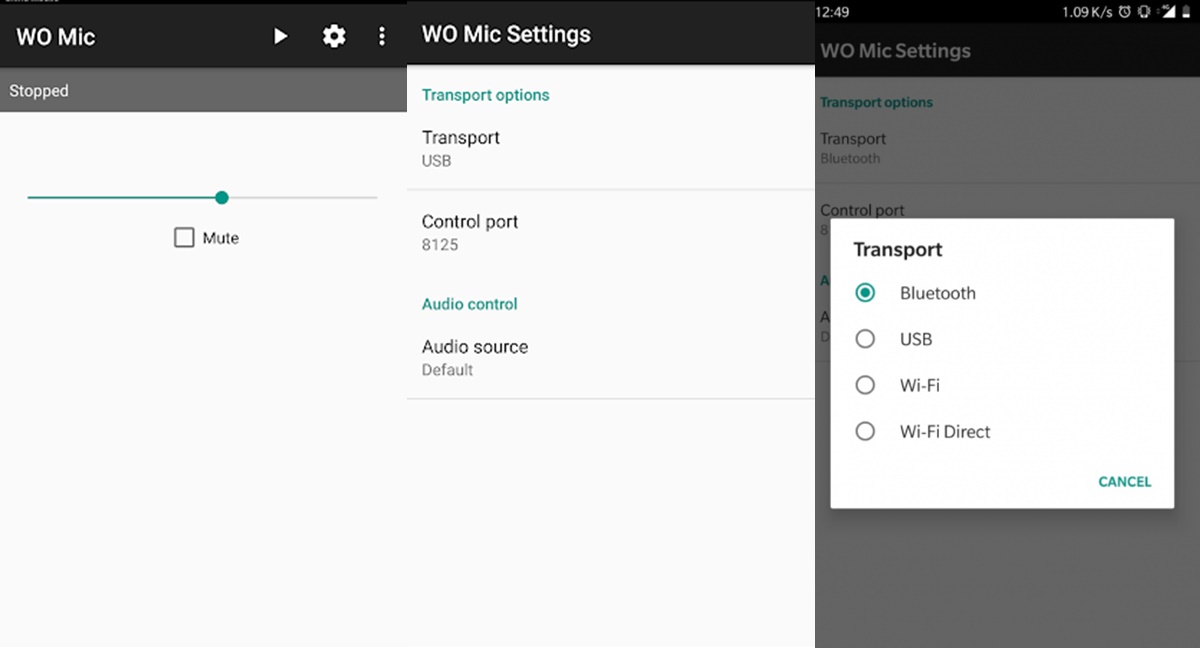 wo mic en android