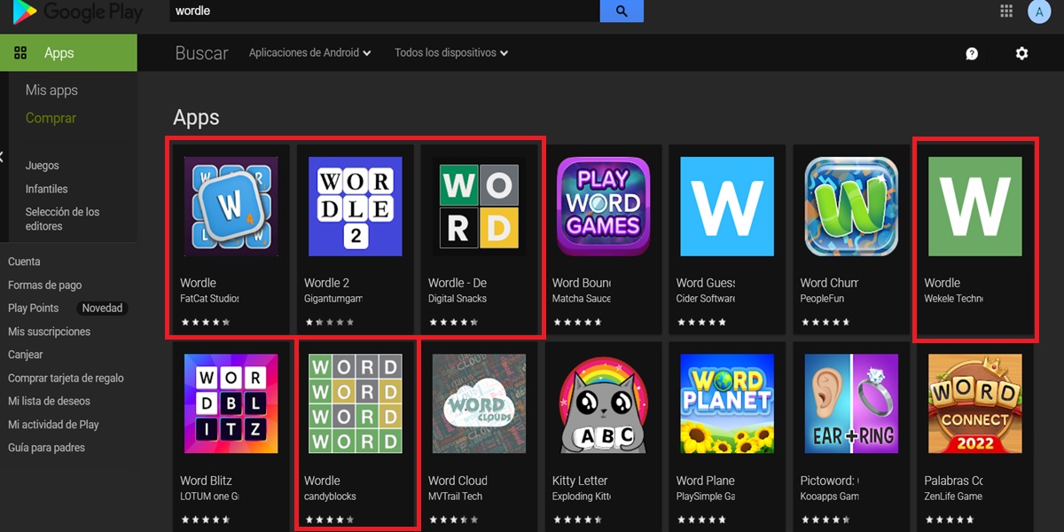 wordle google play store