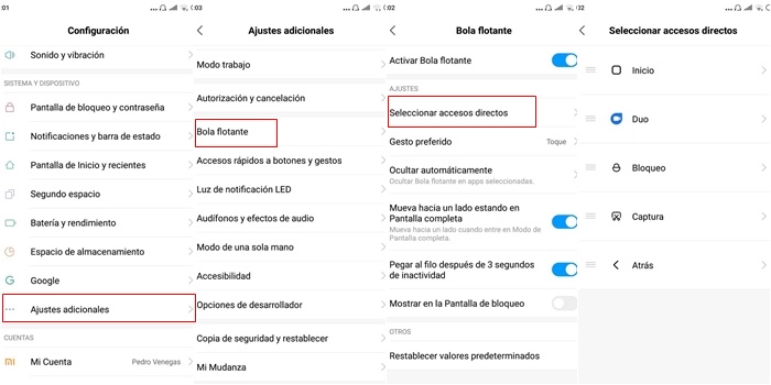xiaomi bola flotante