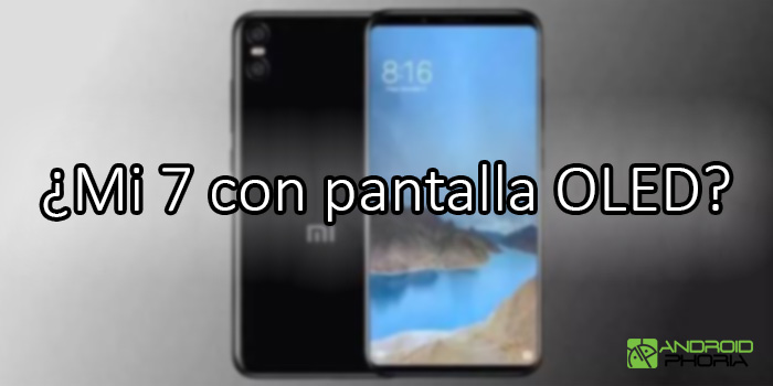 xiaomi mi 7 pantalla oled always on display