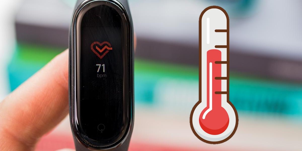 xiaomi mi band medir temperatura