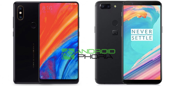 xiaomi mi mix 2s vs oneplus 5t